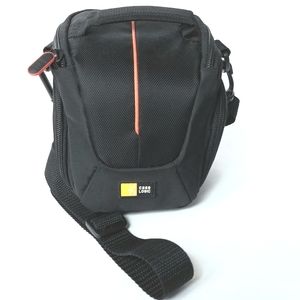 NWOT Case Logic Camera Bag Black w/ Red Accents Adj Strap Multiple Pockets